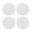Trellis 16-Piece Lightweight Chip-Resistant Bone China Dinnerware Set, Service for 4