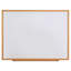 Oak Frame Dry-Erase Wall Mounted Whiteboard-103614229