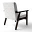 Chaise d'appoint abstraite - fauteuil minimaliste beige Coastal Line-730646029