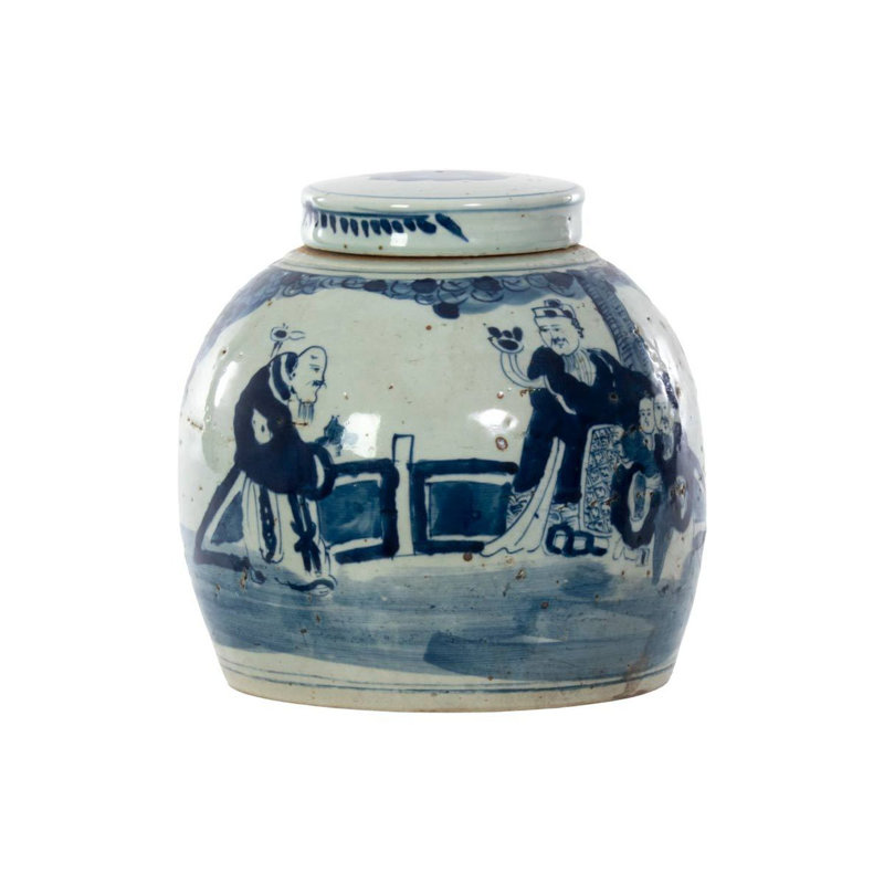 Handmade Ceramic / Porcelain Jar, 12" H x 12" W x 12" D