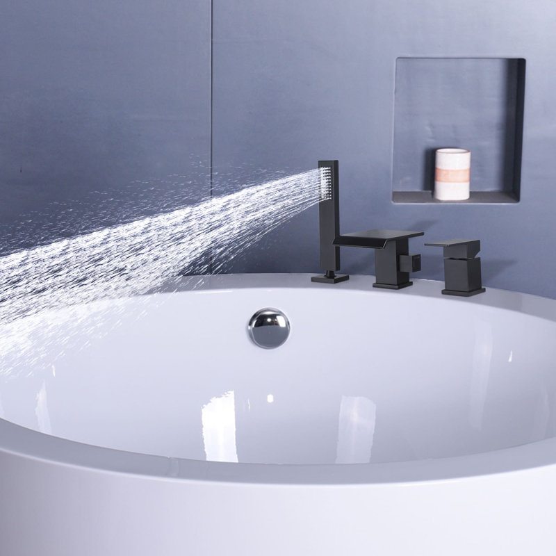 Robinet de douche pour cascade de douche, fixation sur plateau mat