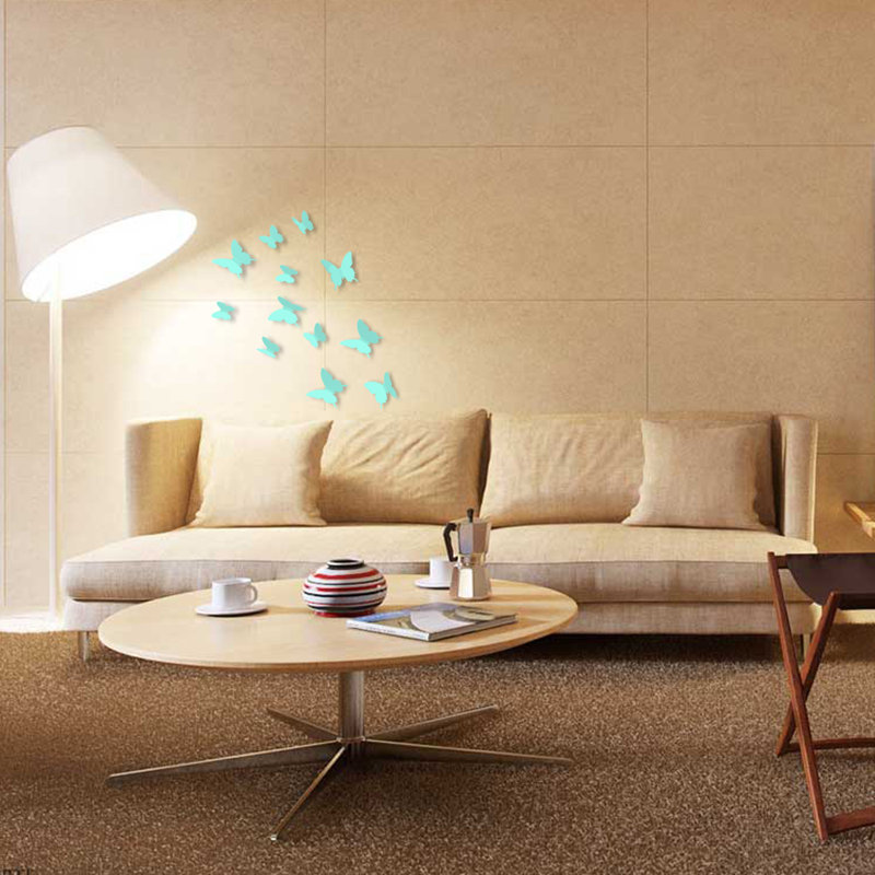 Non-Wall Damaging Wall Decal, Turkish Blue, 1 Pack
