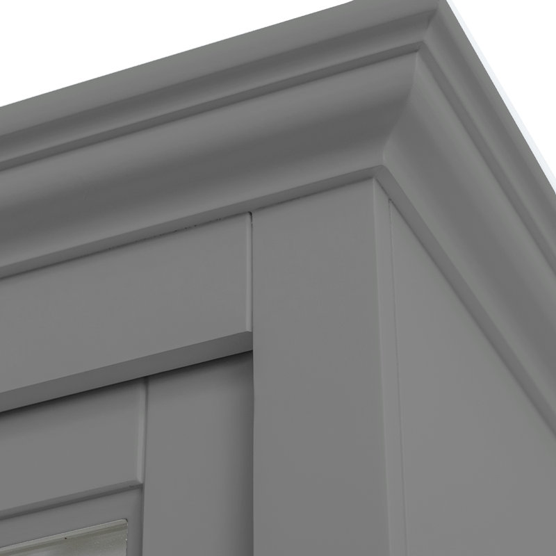 Anneros Display Cabinet, Dusty Grey