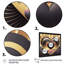 «Black and Gold Radiant Shining Heart II», reproduction sur toile-87375134-87375133