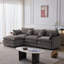 Modulaire 3 places avec repose-pieds-643681899
