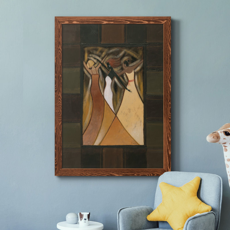 Divine Grace II - peinture sur toile encadrée, Érable, H 37,5 po x l 27,5 po x P 1,5 po