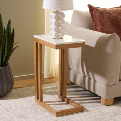 Table d'appoint en marbre Zinaida