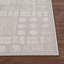 Grey Modern Outdoor Rug, Geometric Stain Resistant Easy to Clean Rug For Patio, Balcony, Decks & Garden-43074576