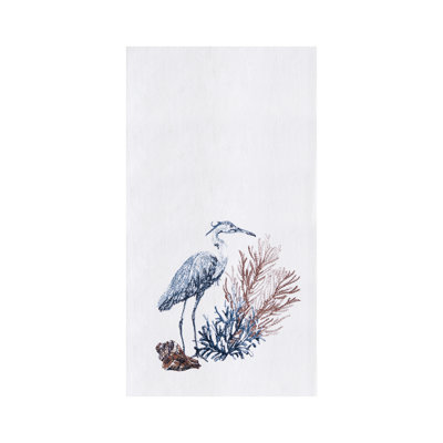 Serviette Blue Heron et Seagrass