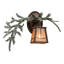 Pine Branch Valley View 1 - Light Outdoor Wall Lantern-98024059-98024054