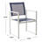 Metal Outdoor Stacking Dining Armchair