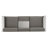 Cape Coral 2 Seater Sofa W/ Metal Tray, Outdoor Loveseat, L Shape Outdoor Sofa-425464653
