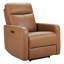 Fauteuil inclinable électrique en cuir véritable Leena-105741570