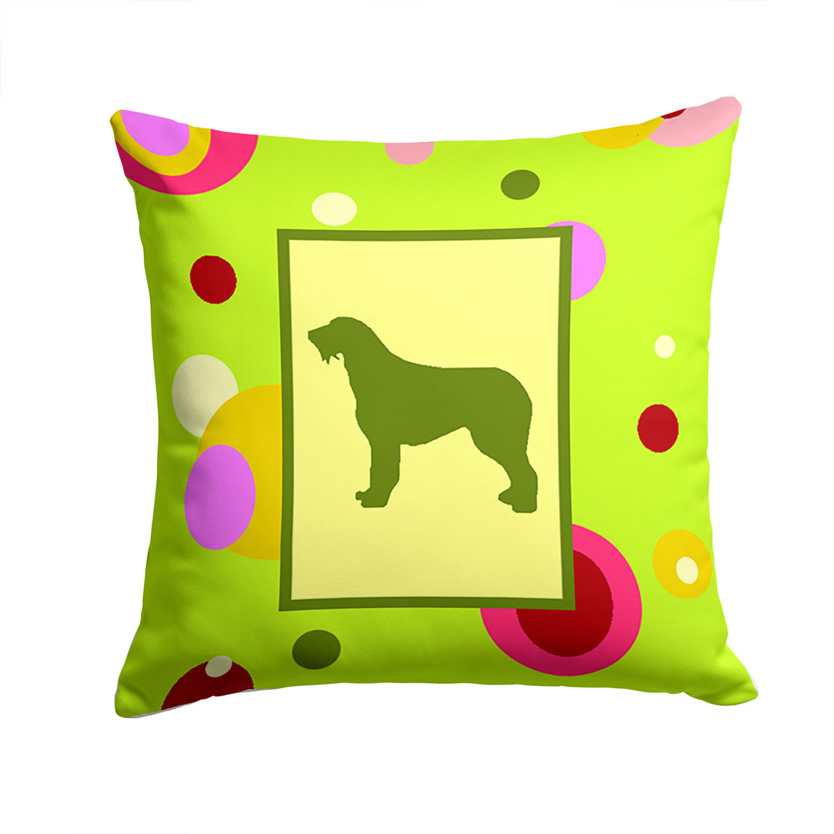 Caroline's Treasures Irish Wolfhound Throw Pillow - Thumbnail 2