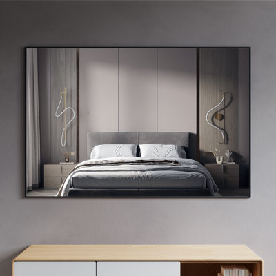 Farhib Metal Flat Wall Mirror