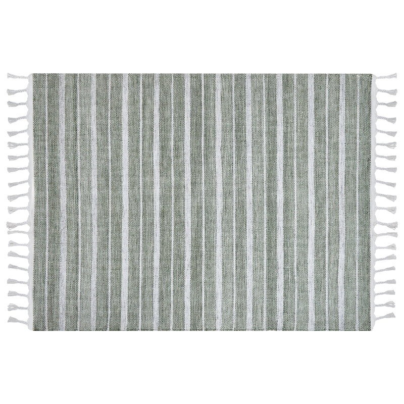 Layhill Striped Hand Woven Area Rug, Rectangle 80 x 150cm