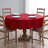 Polytetrafluoroethylene Addison Water And Stain-Resistant Round Tablecloth, 70 Inch Diameter Grey-73412118