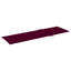 Chaise longue simple en acacia 80 po avec coussins Prshant-713510854-708714579