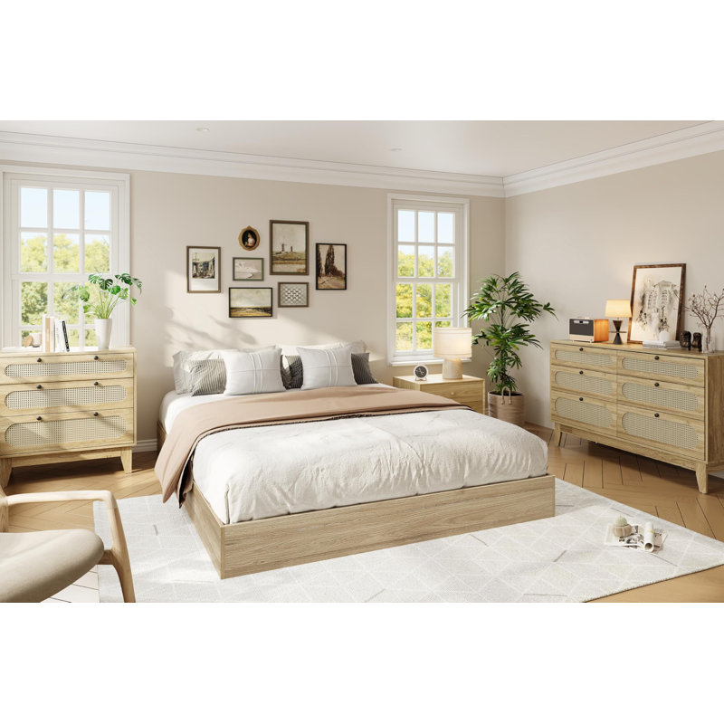 Ebern Designs Wood Platform Bed Frame - No Headboard