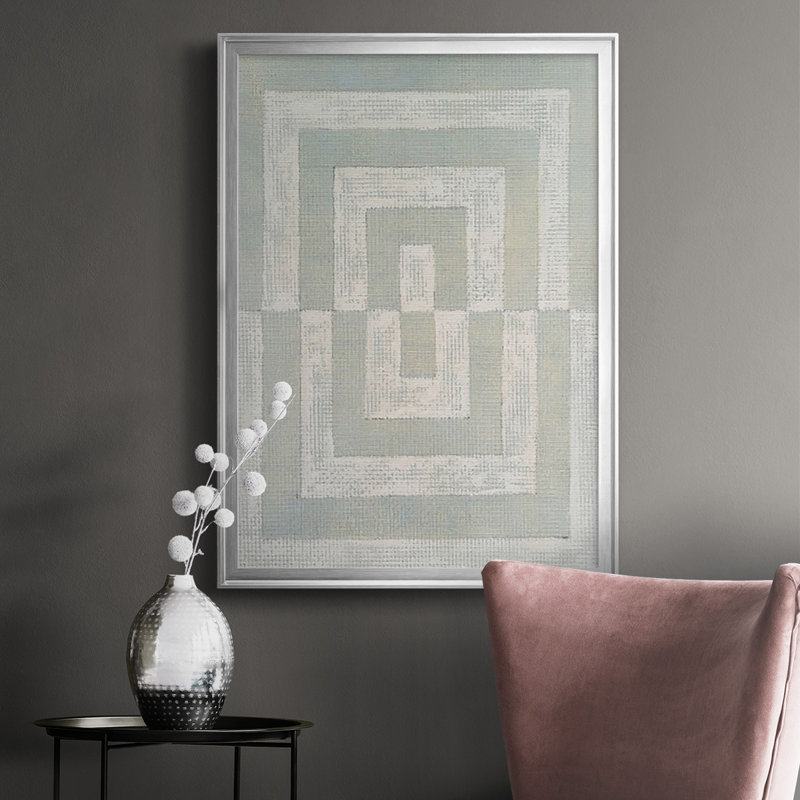 " Inner Hall II ", Silver, 24.5" H x 18.5" W x 1" D