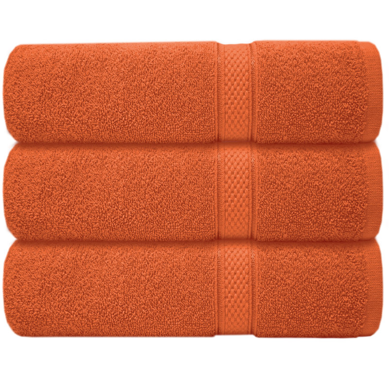 Fillbert Midweight Bath Towel, Orange