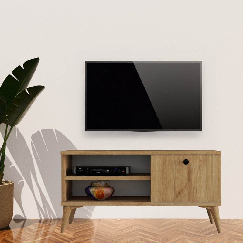 Meuble télé pour téléviseur de 40 po ou moins, Brun clair