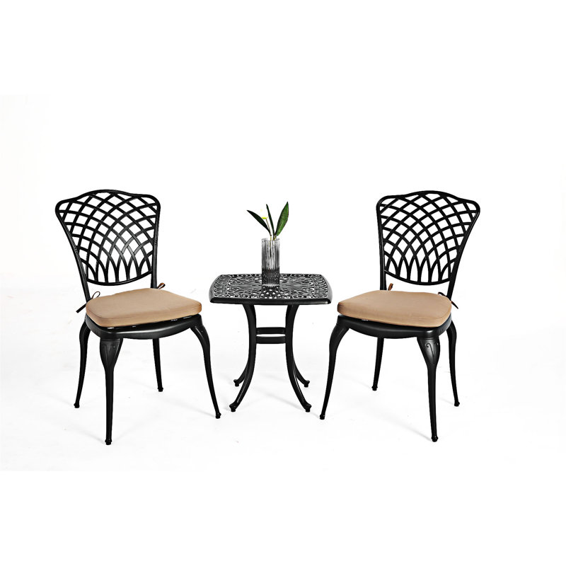 Ensemble bistro 3 pièces, Black
