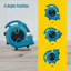 Ebern Designs 40.5cm Oscillating Blower Fan Fan