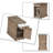 Antwin 13.99'' W Solid Wood Nightstand-147387937