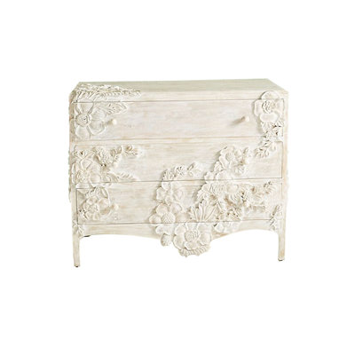 Commode d'appoint en bois massif de style français