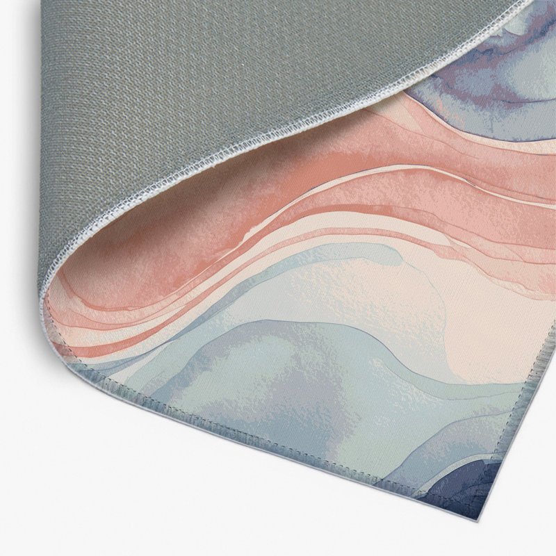 Tapis intérieur et extérieur Celestial Ripple, Rectangle 1 pi 6 po x 2 pi 6 po
