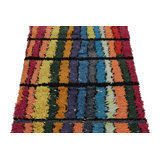  Tapis unique bleu / rouge / rose / orange / vert de 3 pi x 4 pi 9 po