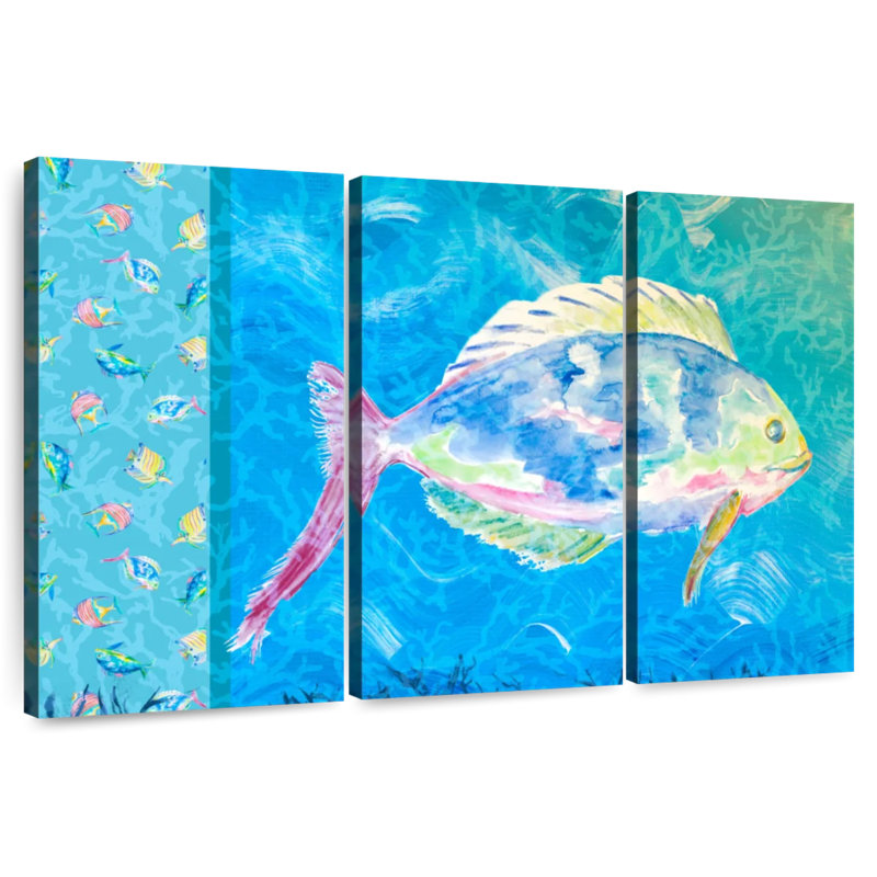 Brampt Under The Sea I, 42" H x 65" W