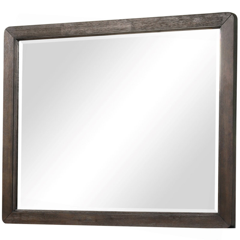 Miroir brun antique