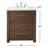 Asellus 30 " W Freestanding Standard Free Standing 1 Single Vanity Bathroom Vanity With Marble Top