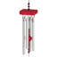 Carillon cristal - rouge