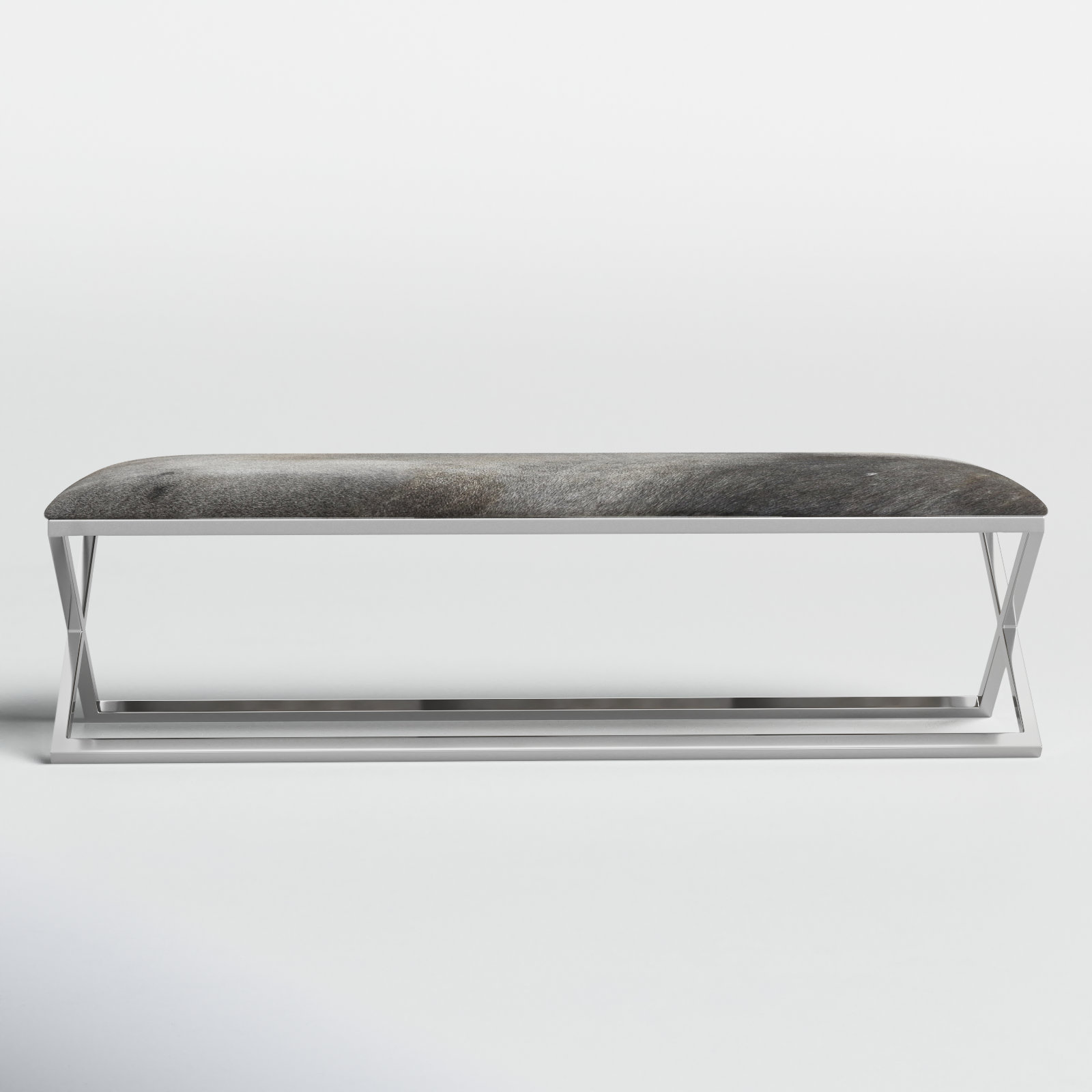 Rosanne 60" Genuine Leather Entryway Bench