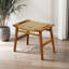 Tabouret en bois massif Charleeann