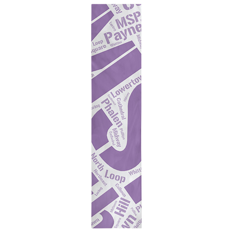 Chemin de table, 90 po x 16 po, Mauve, Minneapolis–Saint Paul