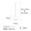 Luminaire suspendu 1 lumière Potosi-846317061