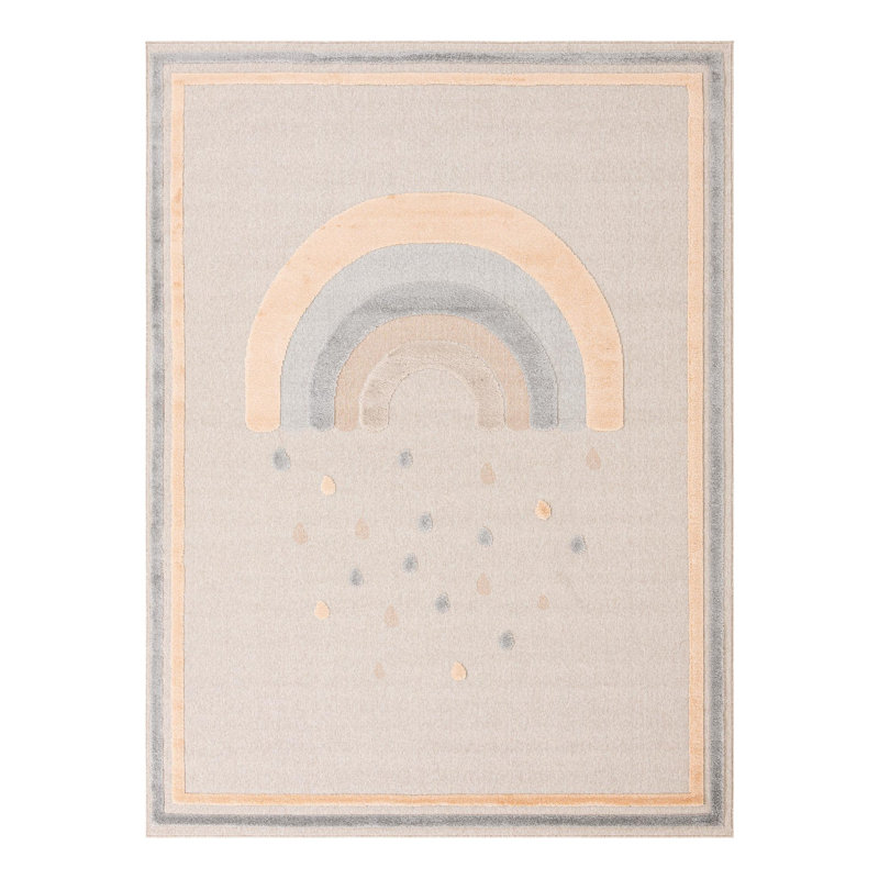 Unique Loom Prismatic Whimsy Kids Rug, Rectangle 9' x 12'