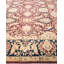 Tapis unique en laine noué à la main 8 pi 1 po x 10 pi 4 po nouvel âge Ohlone - rouge / beige / bleu
