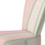 Chaise d'appoint rembourrée à motifs multicolores