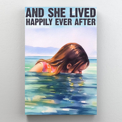" Woman Swim And She Lived Happily "