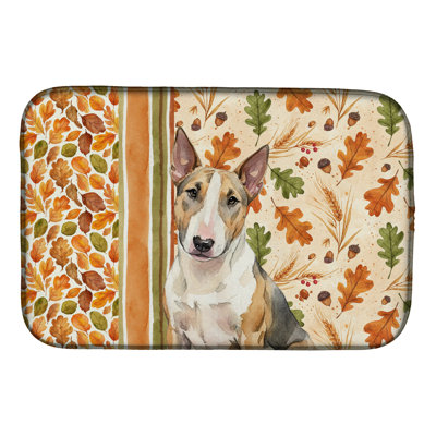 Tapis de séchage tricolore miniature Bull Terrier