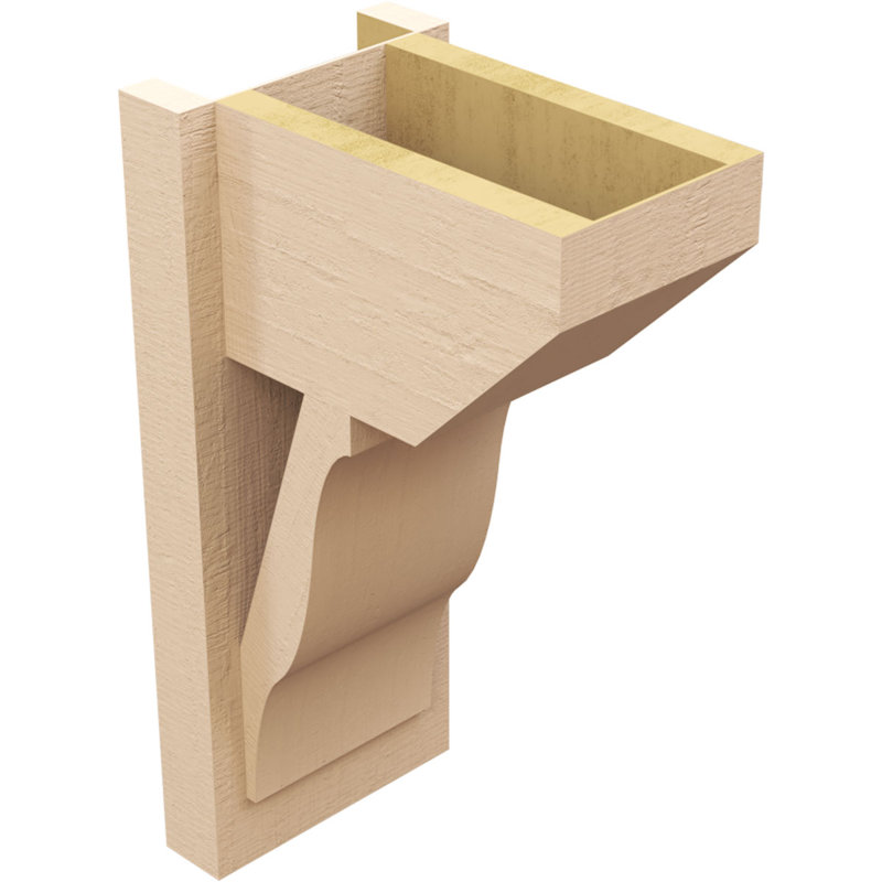 Bois de cèdre brut Funston Slat, H 20 po x l 8 po x P 12 po