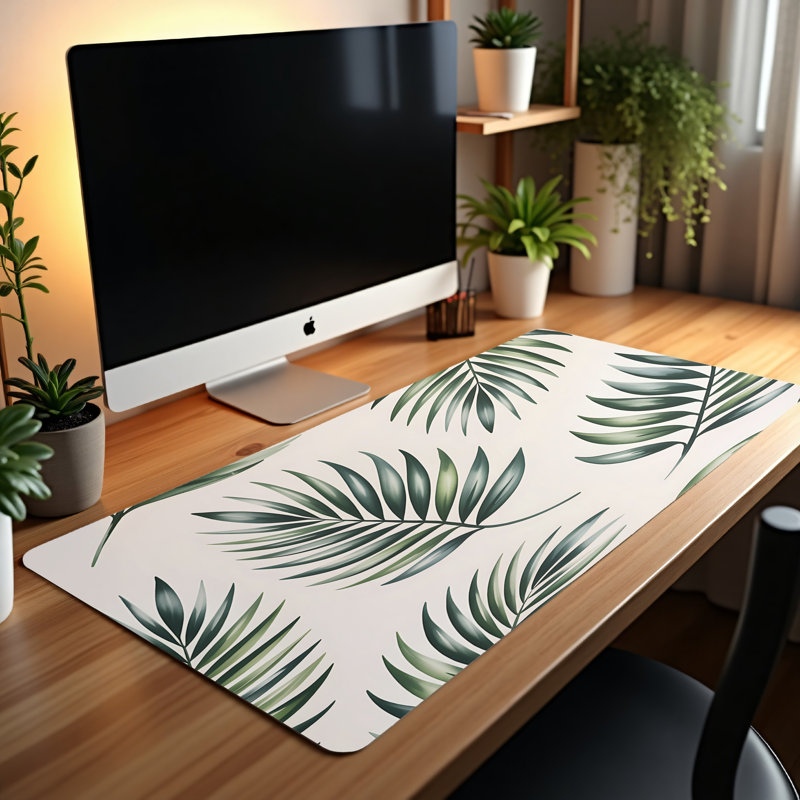 Polyester Desk Pad, 14.4x12.1