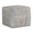 Nate 18"W Upholstered Cotton Square Pouf-521811669