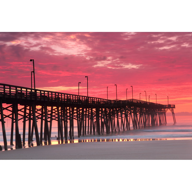 «Topsail Island, NC» par Ajchopra - Photographie de toile tendue, H 8 po x l 12 po