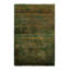 Wool Area Rug in Green/Gold/Blue